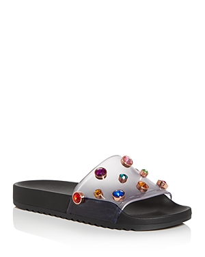 SOPHIA WEBSTER WOMEN'S DINA GEM SLIDE SANDALS,SPS18039