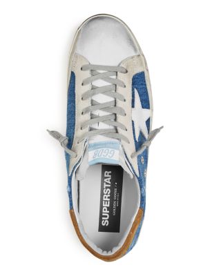 Golden Goose Deluxe Brand Men's Super-Star Denim Low Top