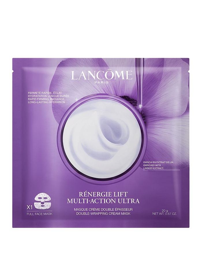 Shop Lancôme Renergie Lift Multi-action Ultra Double-wrapping Cream Face Masks, Set Of 5