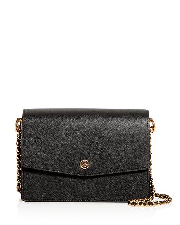 Tory Burch Robinson Leather Convertible Shoulder Bag | Bloomingdale's
