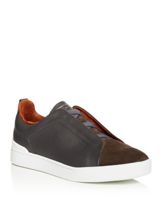 zegna slip on sneakers