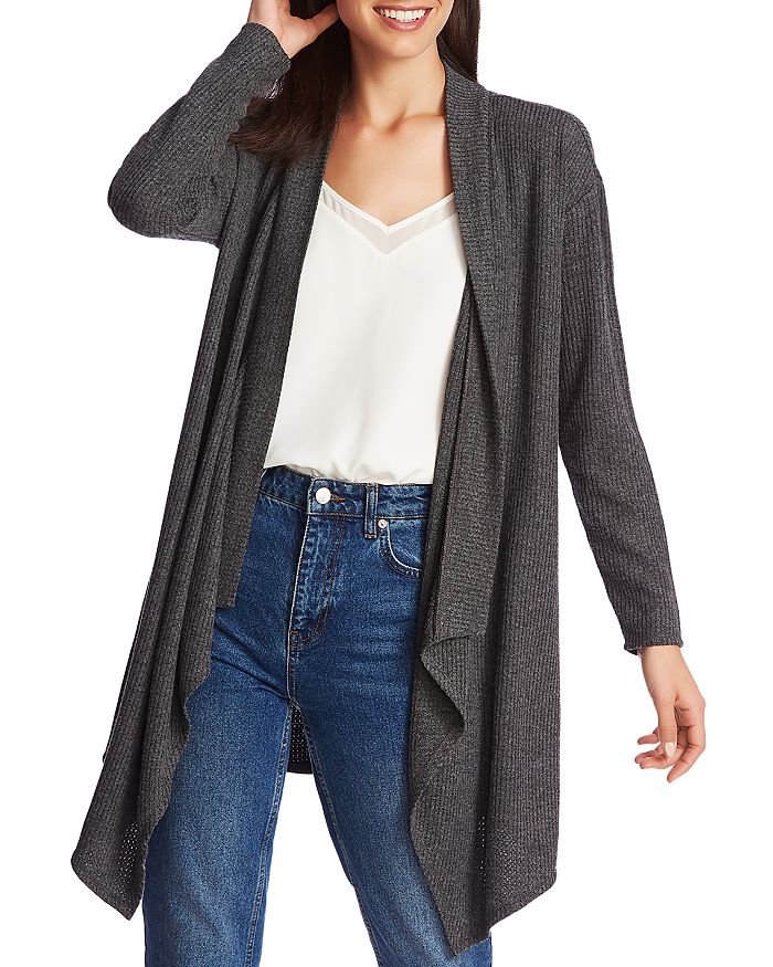 1.STATE BRUSHED DRAPE-FRONT OPEN CARDIGAN,8169621