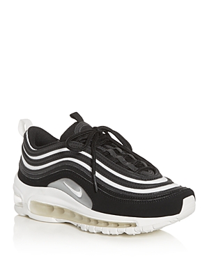 Nike Women's Air Max 97 Low-top Sneakers In Black/platinum Tint/summit White