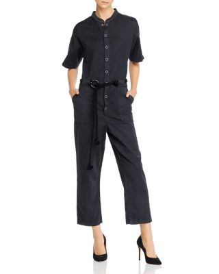 Emery Belted Front Pocket Romper Emery Belted Front Pocket Romper