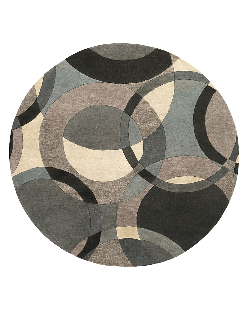 SURYA FORUM FM-7193 ROUND AREA RUG, 8' X 8' FM7193-8RD