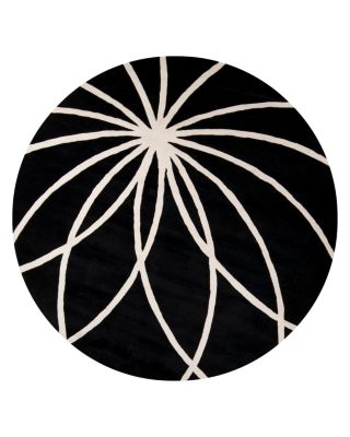 Forum FM-7072 Round Area Rug, 4' x 4'