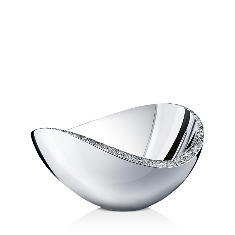 Swarovski Minera Decorative Bowl, Medium In Silver