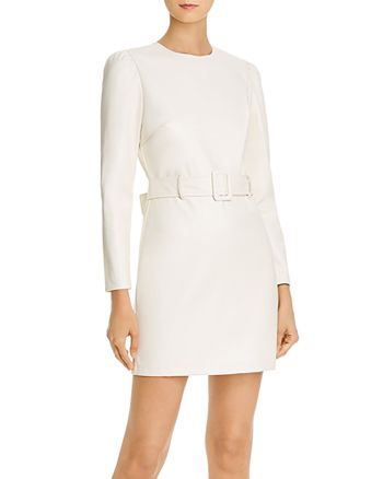 Lucy Paris Belted Faux Leather Dress - 100% Exclusive | Bloomingdale's