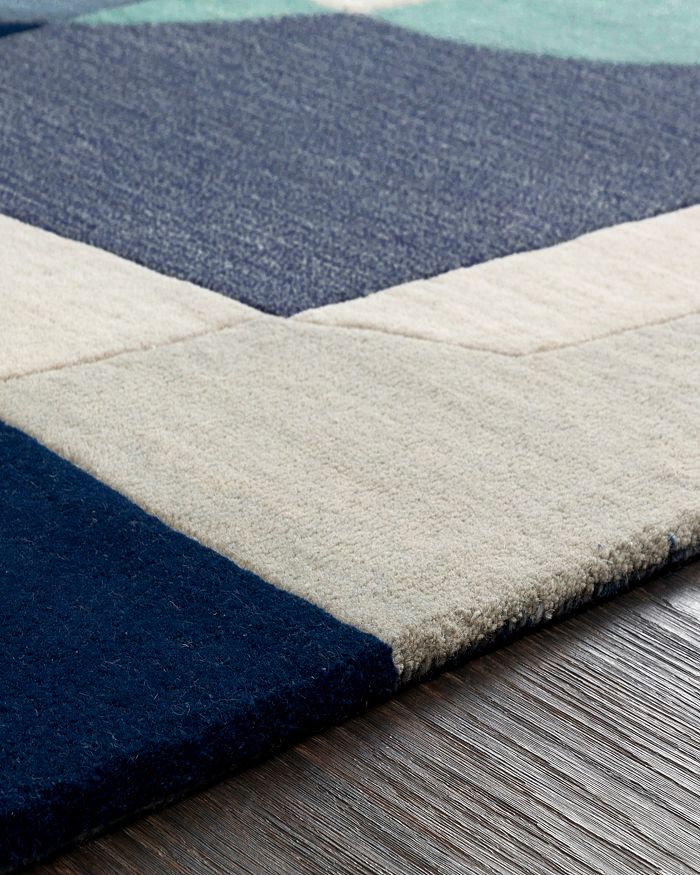 Surya Forum Fm-7195 Area Rug, 4' X 6' In Teal