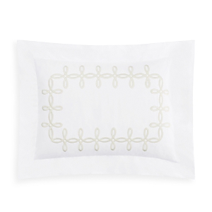 Matouk Gordian Knot Boudoir Sham In Cream