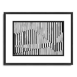 Bloomingdale's Artisan Collection Thom Filicia Artwork, Sideways 2 In Black/white