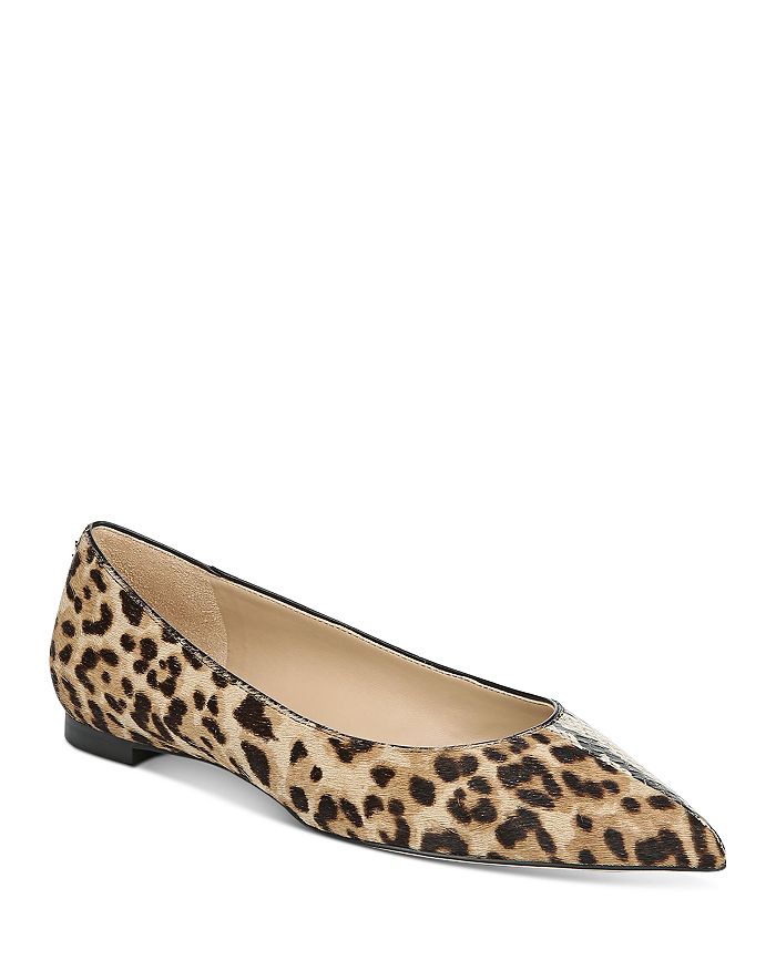 Sam edelman top flats animal print