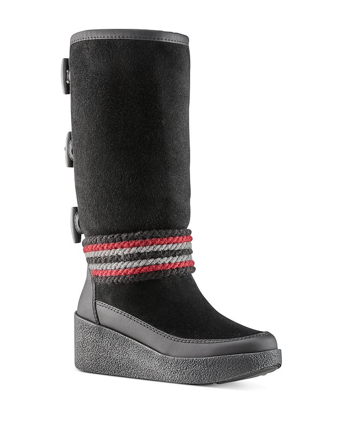 cougar women's waterproof insulated suede tall boots