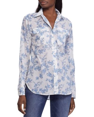 ralph lauren floral cotton shirt