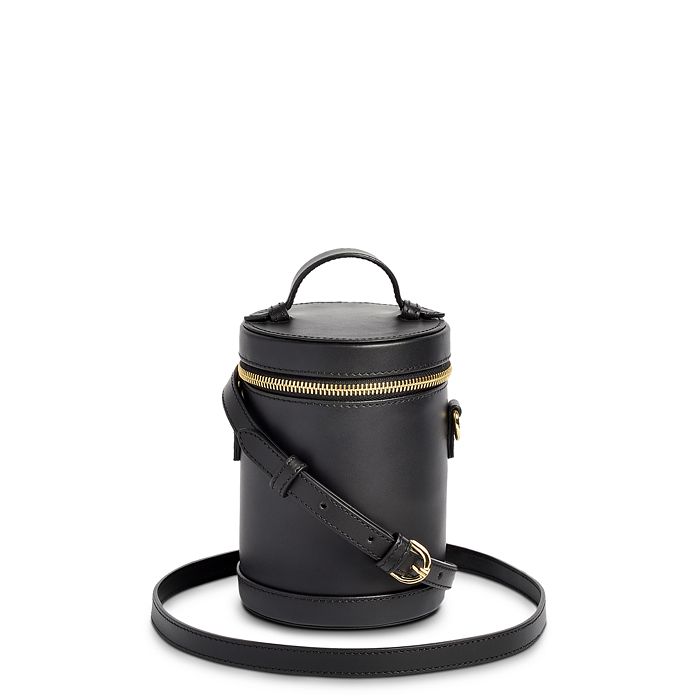Paravel Leather Crossbody Capsule Handbag In Derby Black Nylon