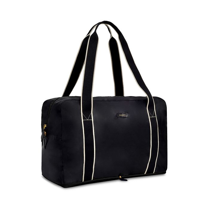 Shop Paravel Fold-up Travel Bag In Derby Black Nylon