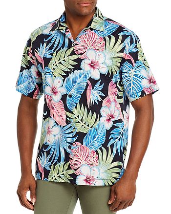 Tommy Bahama Konkan Jungle Silk Regular Fit Short-Sleeve Shirt ...