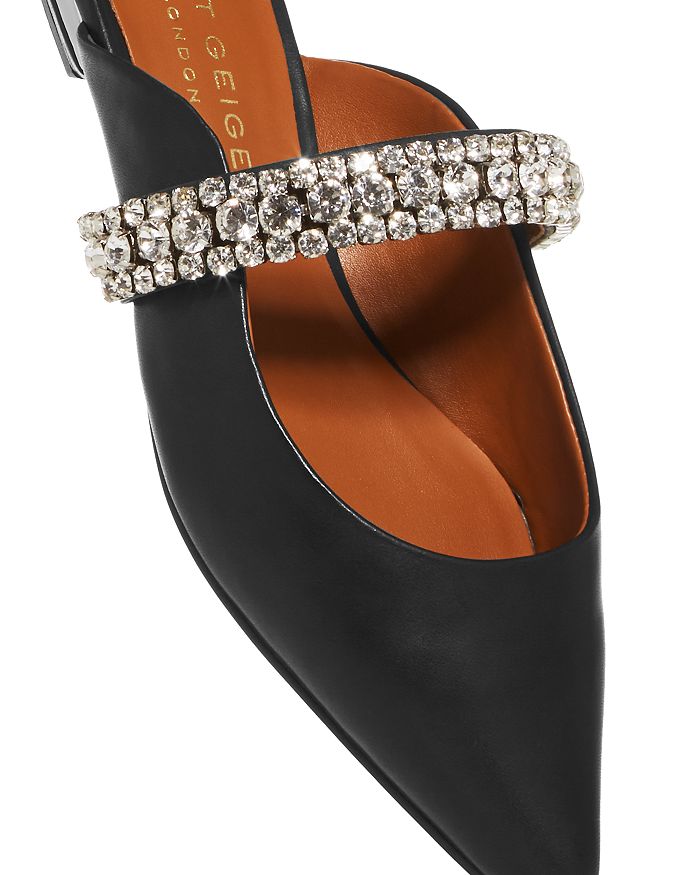 kurt geiger london princely crystal embellished mule