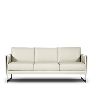 Giuseppe Nicoletti Coco Sofa - 100% Exclusive In Torello 370 Bianco Puro/polished Stainless Steel