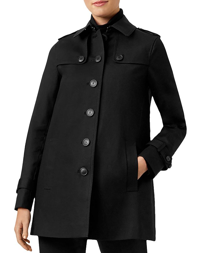 Hobbs London Chrissie Singlebreasted Trench Coat In Black ModeSens