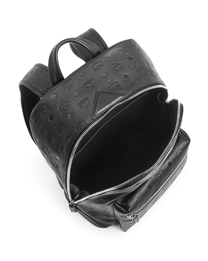 Shop Mcm Neo Duke Logo Monogram Backpack In Black