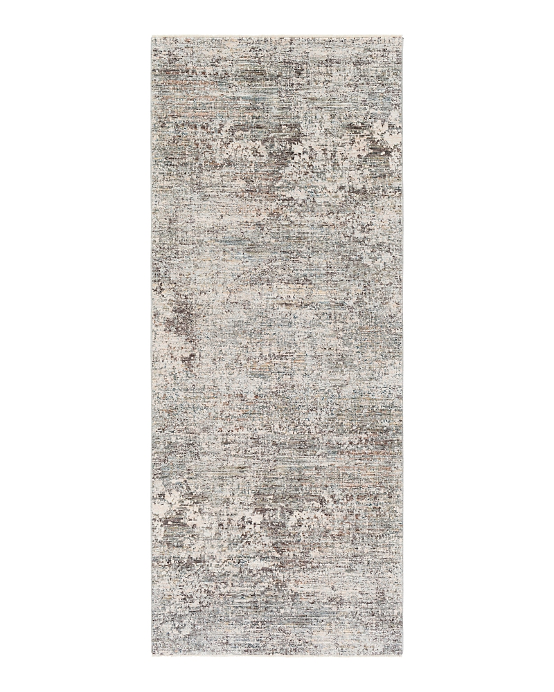 Surya Presidential Pdt-2303 Runner Area Rug, 3'3 X 8' In Pale Blue/medium Gray