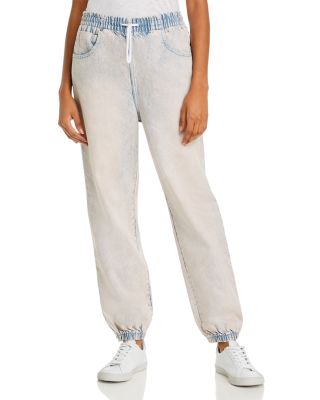 alexander wang logo track pants