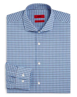 HUGO Kason slim fit overhemd, twill, groen