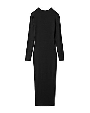 Naked Wardrobe The Nw Long-sleeve Dress In Black
