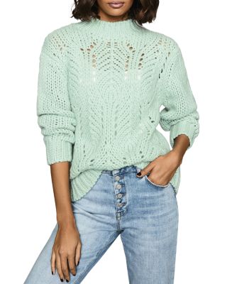 REISS Amber Openwork Sweater Bloomingdale's