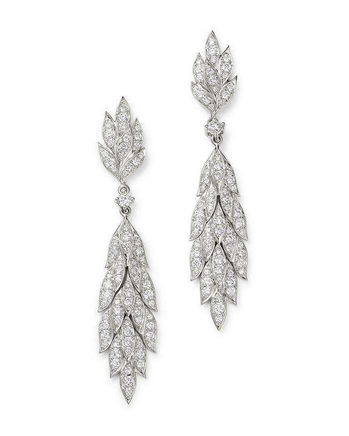Bloomingdale's Diamond Statement Drop Earrings In 14k White Gold, 1.32 Ct. T.w. - 100% Exclusive