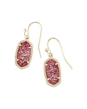 Kendra Scott Lee Agate Drop Earrings In Pink