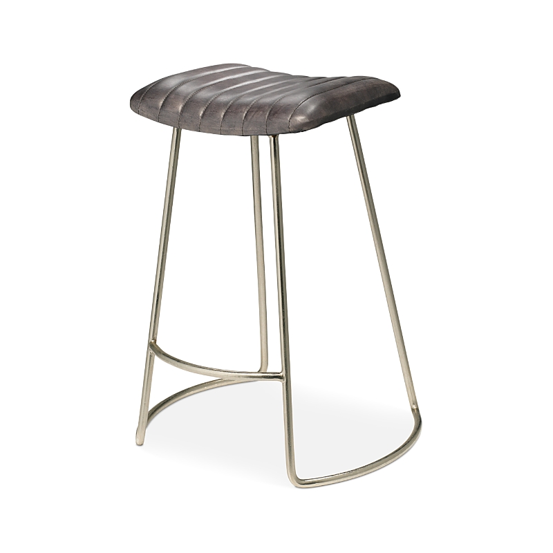 Bloomingdale's Theo Counter Stool In Dark Grey