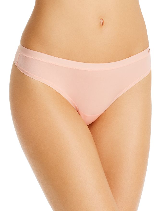 Le Mystere Infinite Comfort Thong In Apricot Blush