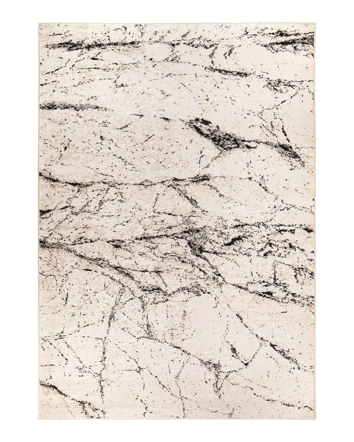 Palmetto Living Orian Illusions Marble Hill Area Rug, 6'7 X 9'6 In Soft White
