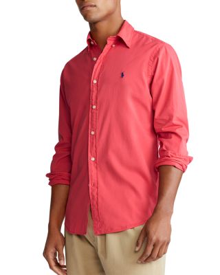 ralph lauren slim fit twill shirt