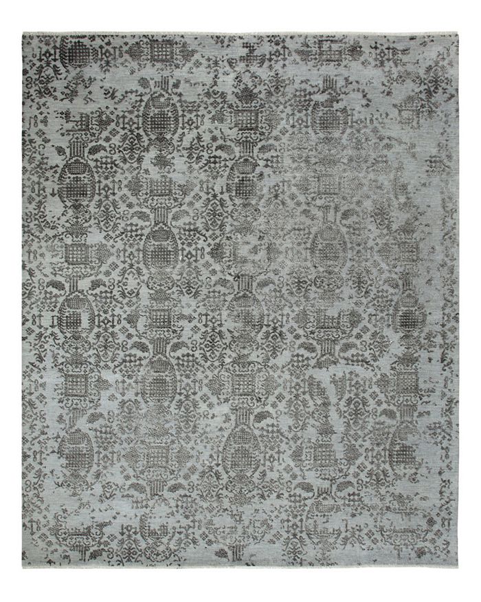 Bloomingdale's Transitional 805165 Area Rug, 8'1 X 9'11 - 100% Exclusive In Light Blue