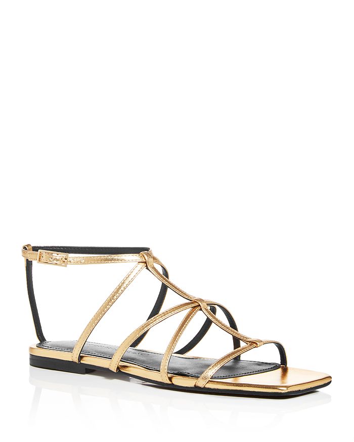 Sigerson Morrison Women's Fedora Strappy Sandals In Golle