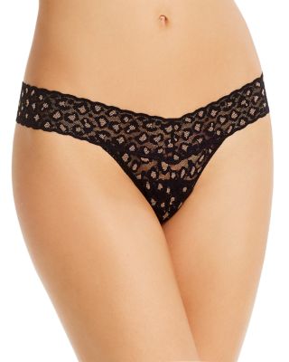 Hanky Panky - Leopard Lace Low Rise Thong