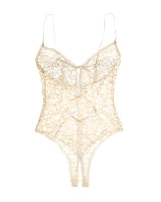 gold lace bodysuit