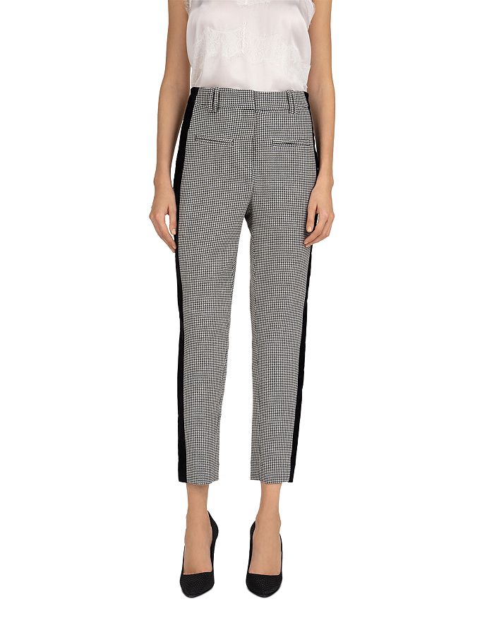 Velvet striped discount pants