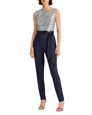 ralph lauren navy jumpsuit