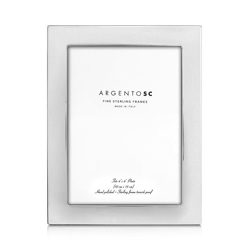 Argento Sc Castell Sterling Silver 4 X 6 Picture Frame In Silver