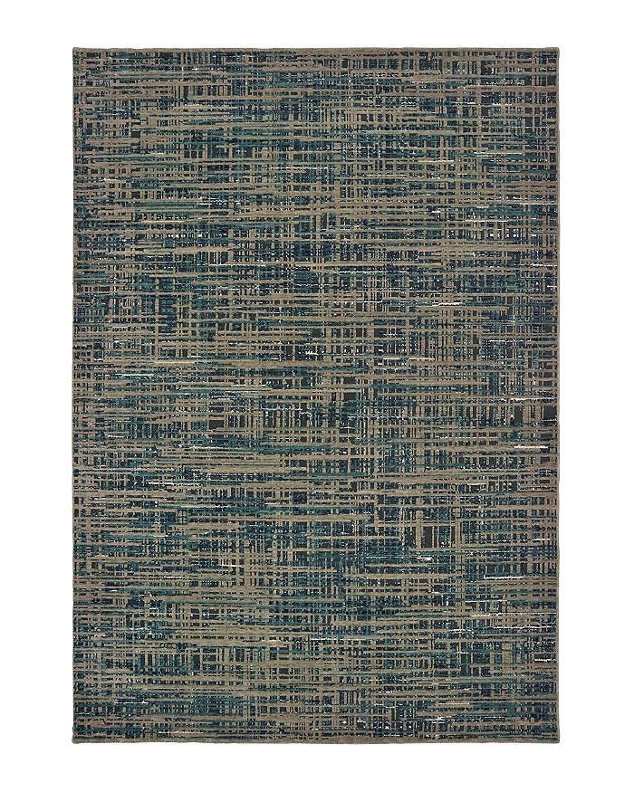 Oriental Weavers Montage 5503d Area Rug, 9'10 X 12'10 In Blue/gray