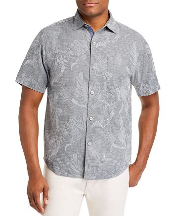 Tommy Bahama Lahaina Leaves Regular Fit Short-Sleeve Silk Shirt ...