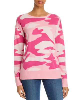 pink camouflage sweater