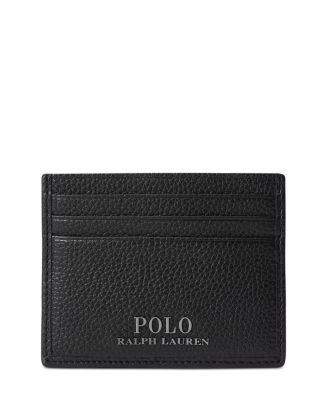 Polo Ralph Lauren Pebbled Leather Card Case | Bloomingdale's