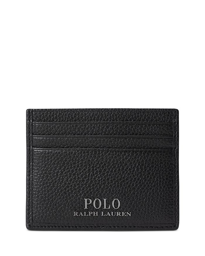 POLO RALPH LAUREN PEBBLED LEATHER CARD CASE,405710795001
