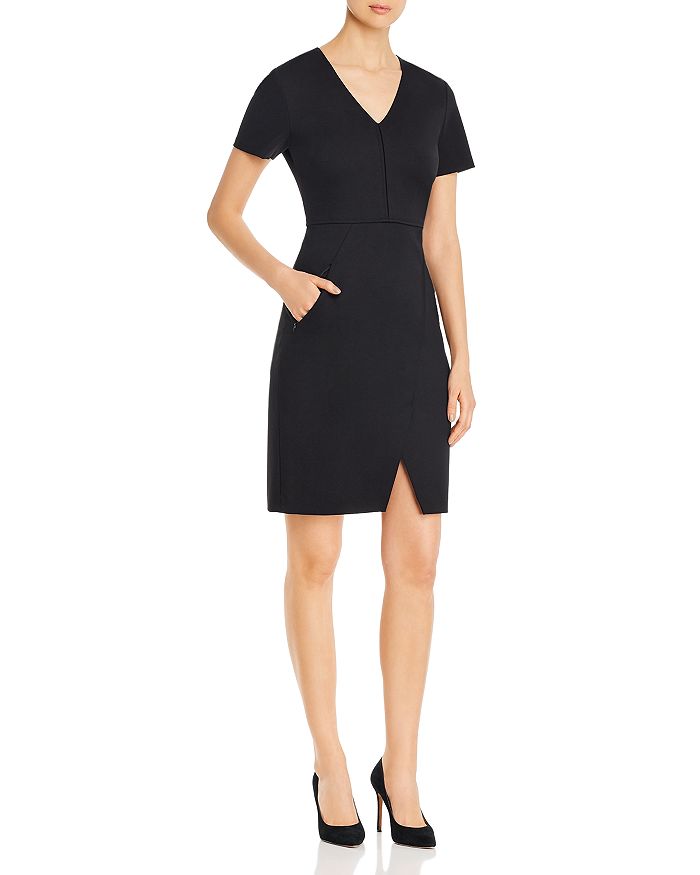 Elie Tahari Alessandra V-Neck Sheath Dress | Bloomingdale's