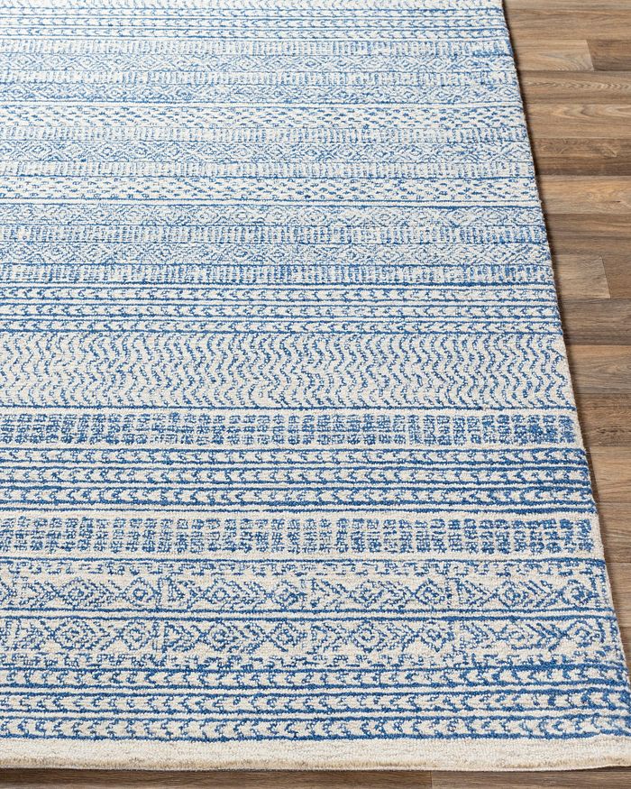 Surya Maroc 147619 Area Rug, 2' X 3' In Denim/cream/taupe